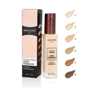 Стойкая матирующая крем-пудра Long Lasting Mattifying Liquid Foundation #1